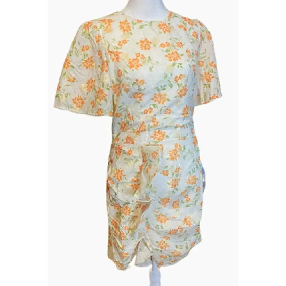 Adelyn Rae‎ Alicia Orange Floral Sheath Dress - Size Medium NWT